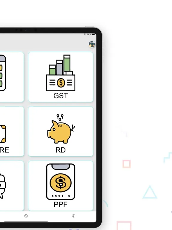 EMI Calculator Financial Plan iPad  스크린샷