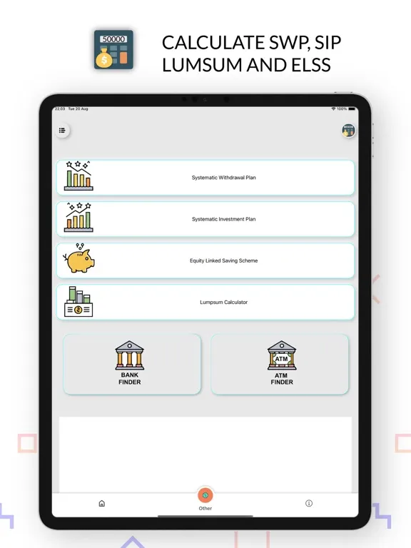 EMI Calculator Financial Plan iPad  스크린샷