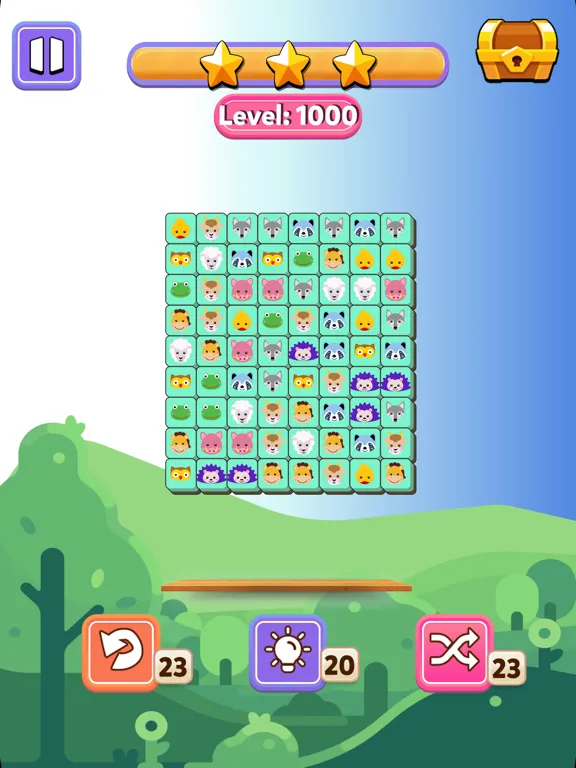 Ảnh chụp màn hình của Animals Tiles Match 3 iPad 