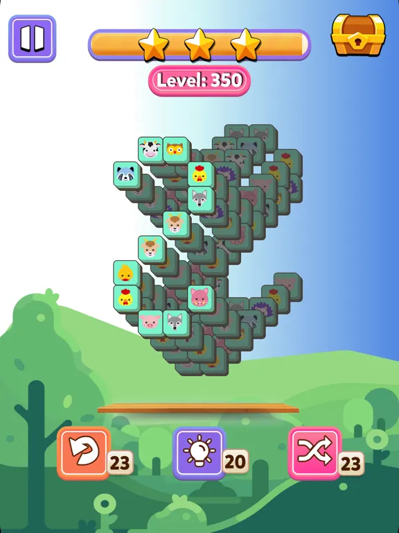 Ảnh chụp màn hình của Animals Tiles Match 3 iPad 