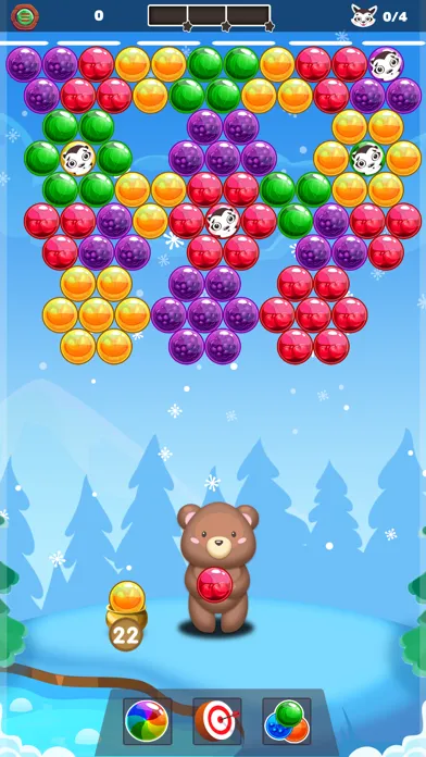 Скриншоты Bubble Shotter Racon Rescue