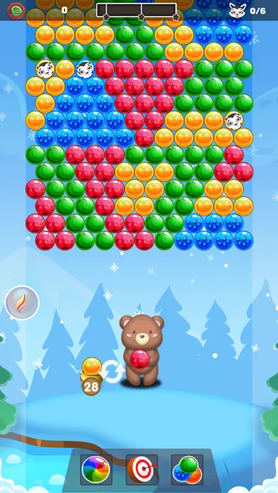 Скриншоты Bubble Shotter Racon Rescue