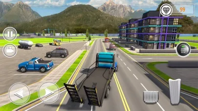 Tangkapan layar Fast Car Transport Truck Games