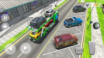 Tangkapan layar Fast Car Transport Truck Games