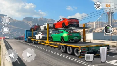 Tangkapan layar Fast Car Transport Truck Games