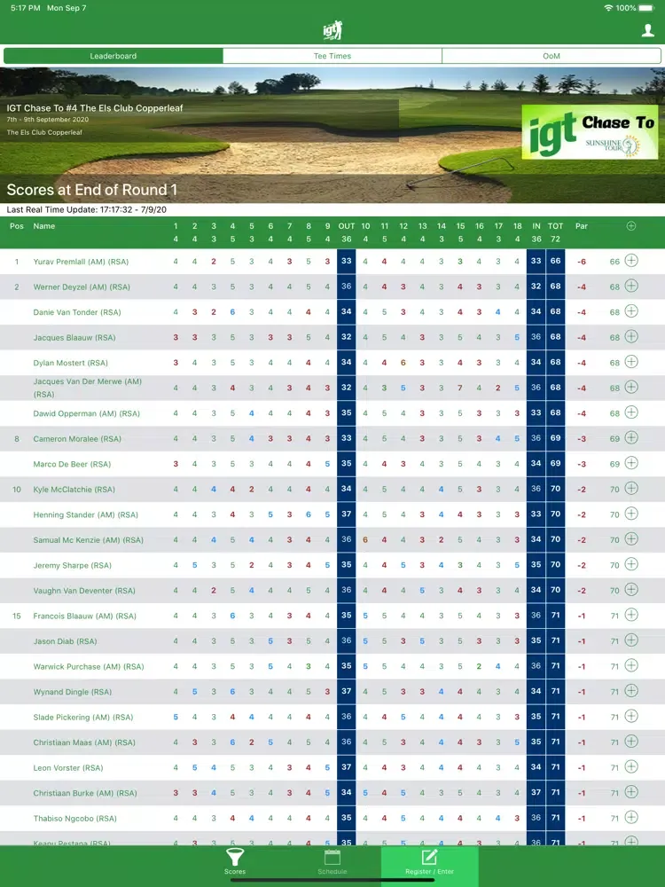 تصاویر IGT Challenge Tour iPad 