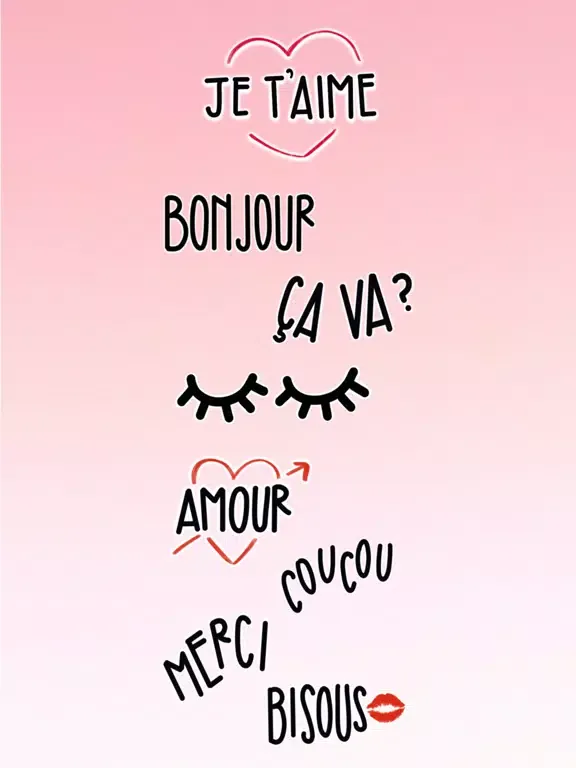 French Lettering iPad  스크린샷