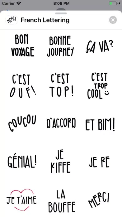 French Lettering 스크린샷