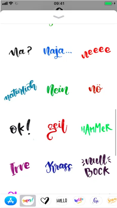 German Stickers سکرین شاٹس