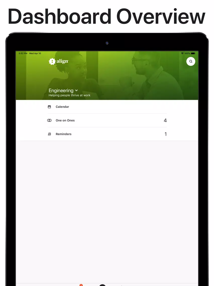Align Leadership iPad  스크린샷