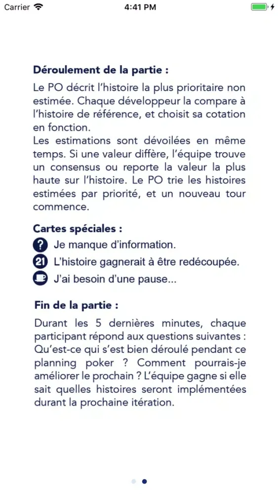 OCTO Planning Poker سکرین شاٹس