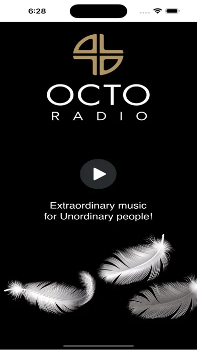 ภาพหน้าจอของ Octo Radio