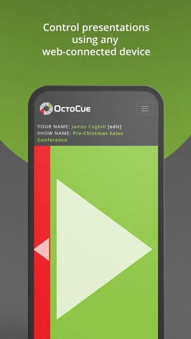 OctoCue Presentation Remote 스크린샷