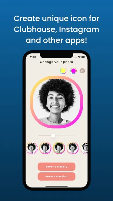 Tangkapan layar Avo - Social avatar creator