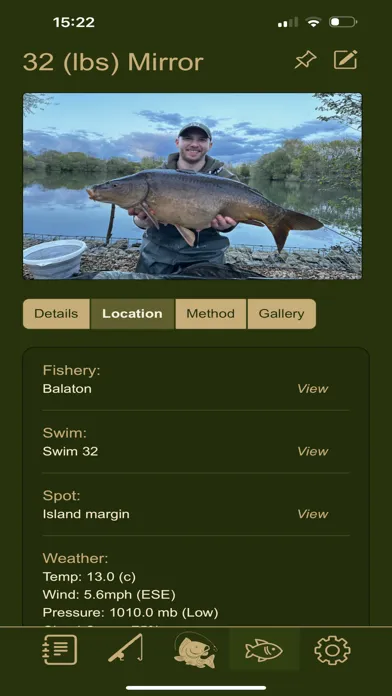 Ghillie - The Carp Fishing app স্ক্রিনশট