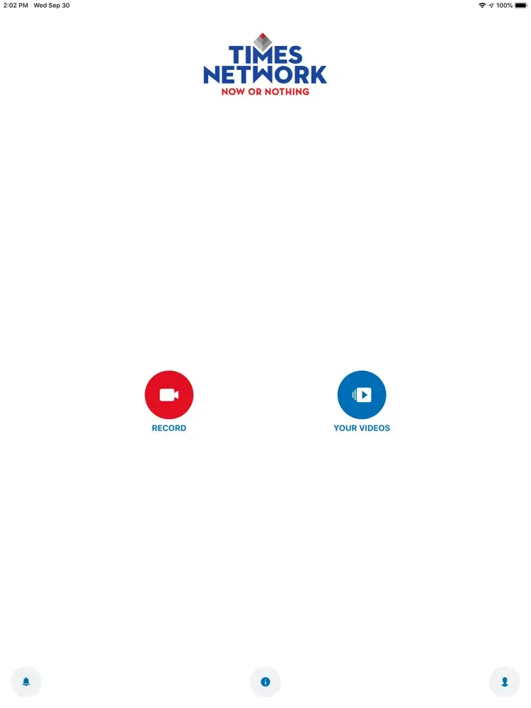Zrzuty ekranu Times Network Video Reporter iPad 