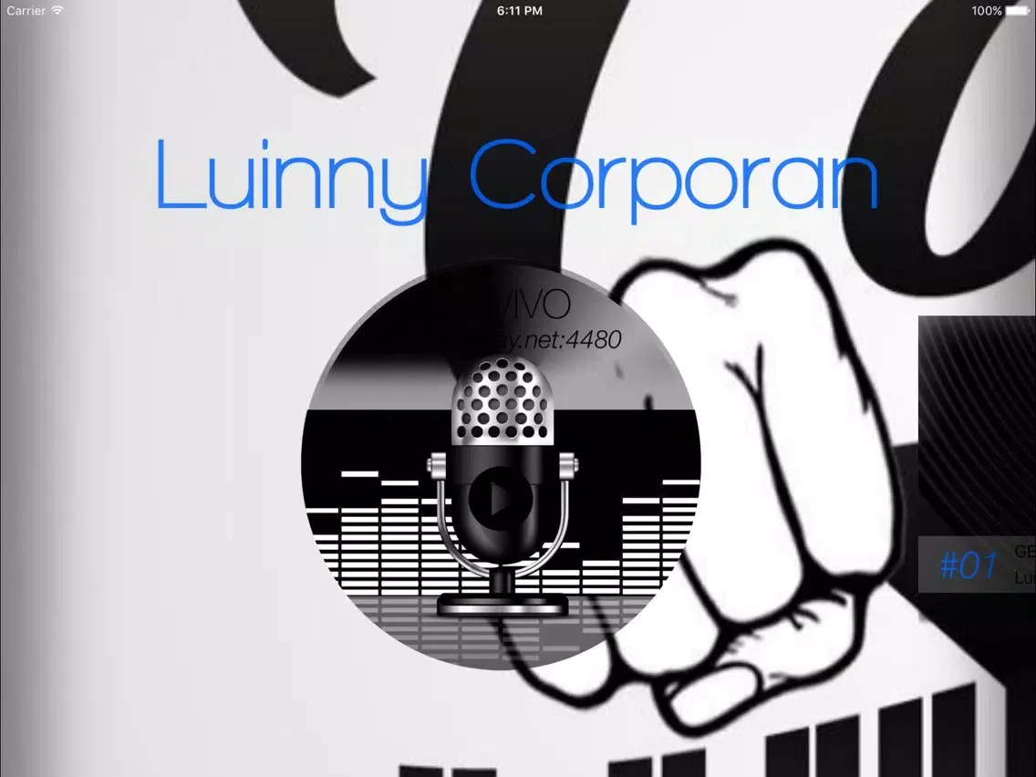 Tangkapan layar Luinny Corporan iPad 