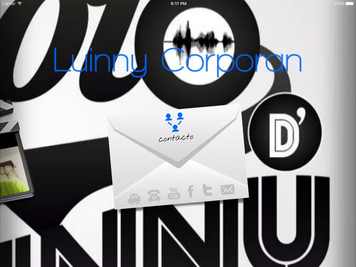 Tangkapan layar Luinny Corporan iPad 