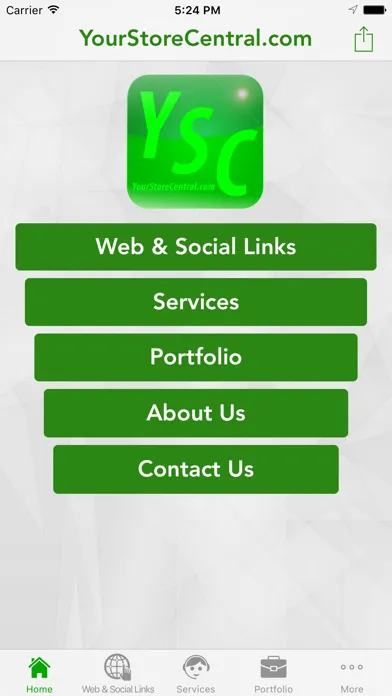 ภาพหน้าจอของ YourStoreCentral.com