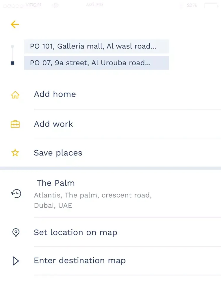 Screenshot di Octopus Taxi iPad 