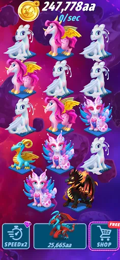 Dragons Evolution-Merge Dinos سکرین شاٹس