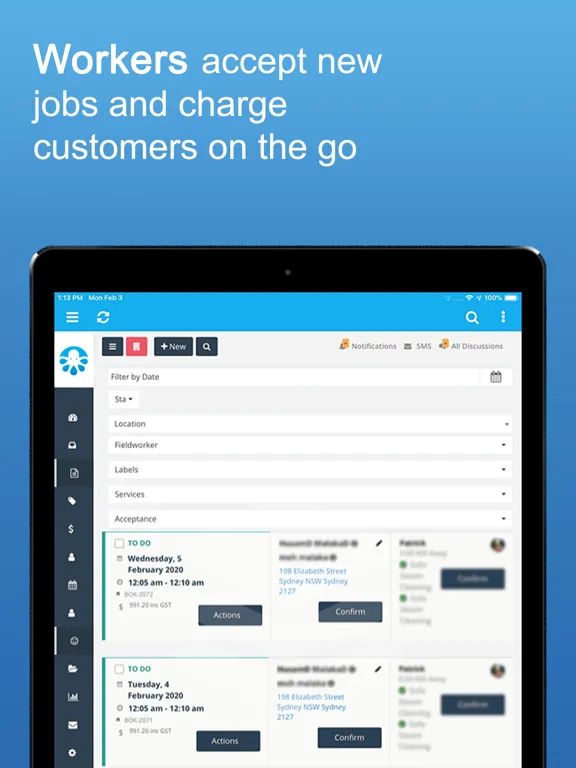 OctopusPro iPad  Screenshots