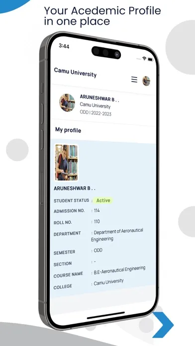 Capturas de tela do MyCamu - Student Parent App
