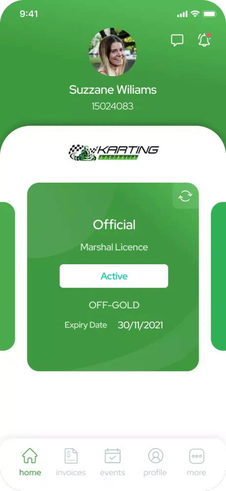 Ảnh chụp màn hình của Karting Australia
