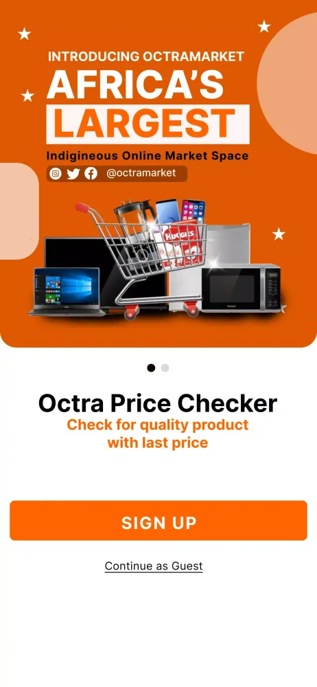 Capturas de tela do Octramarket Price Checker