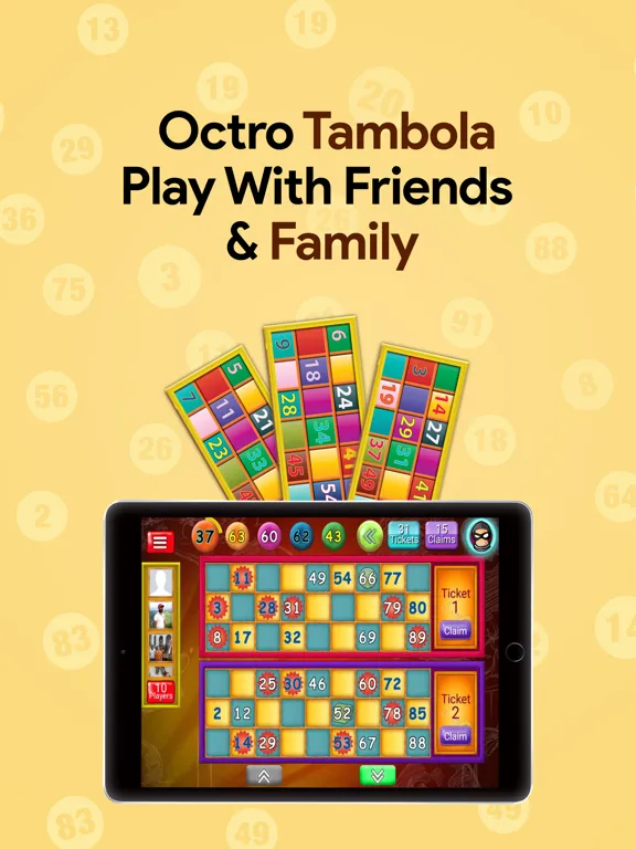 Capturas de tela do Octro Tambola Housie Online iPad 
