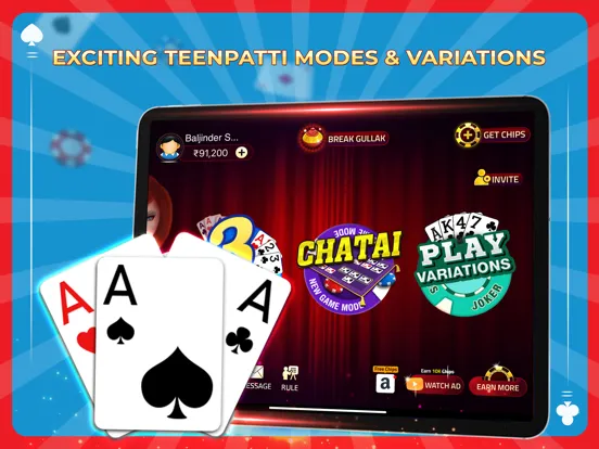 Teen Patti Octro 3 Patti Rummy iPad  Ekran Görüntüleri