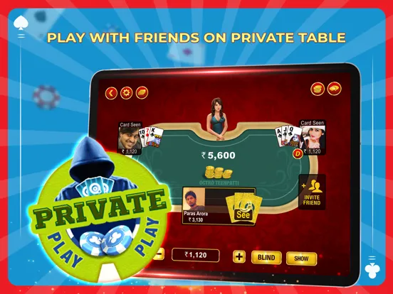 Teen Patti Octro 3 Patti Rummy iPad  Ekran Görüntüleri