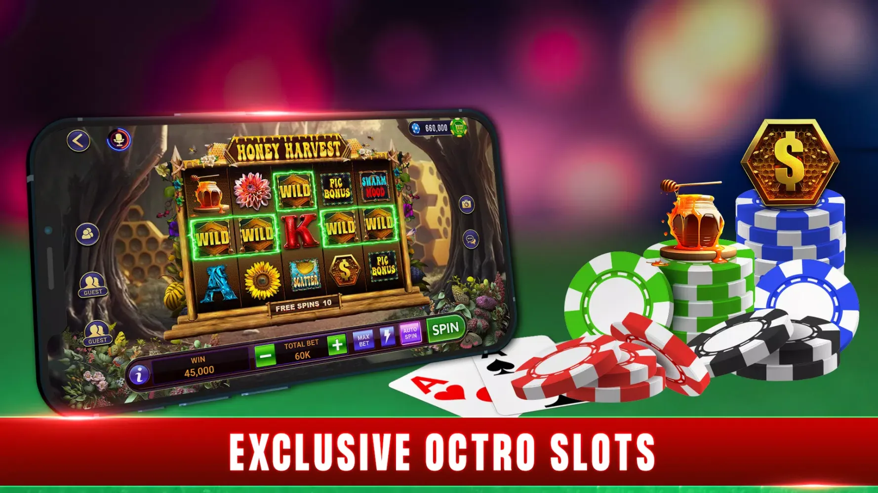 Ảnh chụp màn hình của Octro Poker