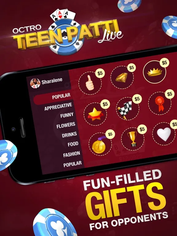 Teen Patti Live! iPad 应用截图
