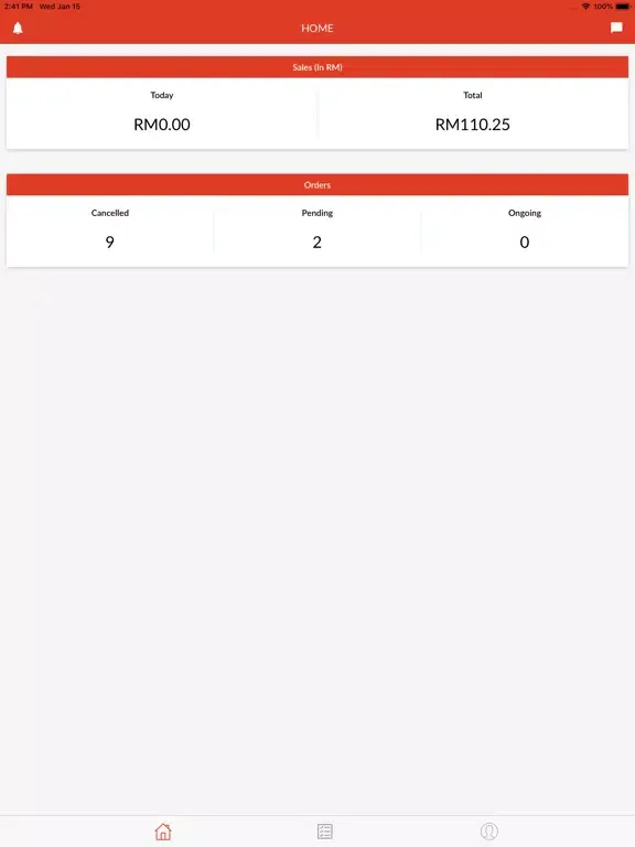 ภาพหน้าจอของ Octopus Merchants iPad 