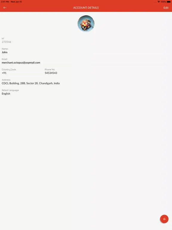 ภาพหน้าจอของ Octopus Merchants iPad 