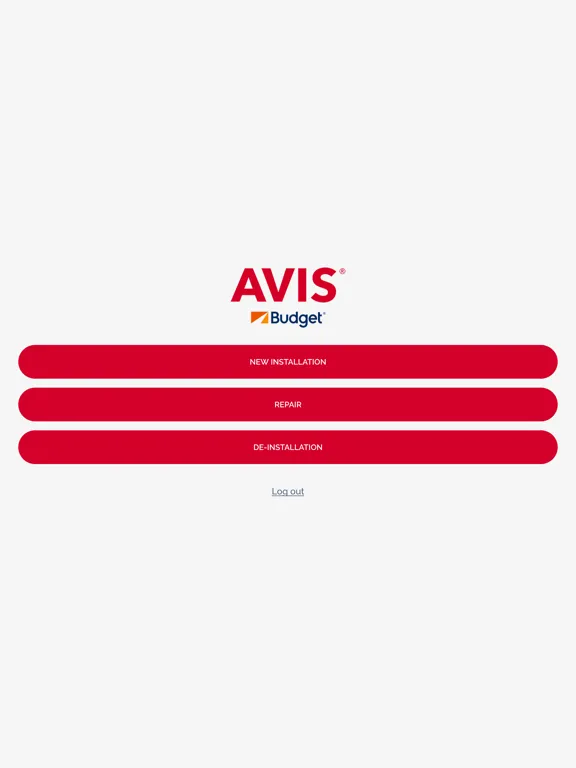 Capturas de tela do AVIS Budget iPad 