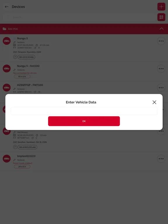 Capturas de tela do AVIS Budget iPad 
