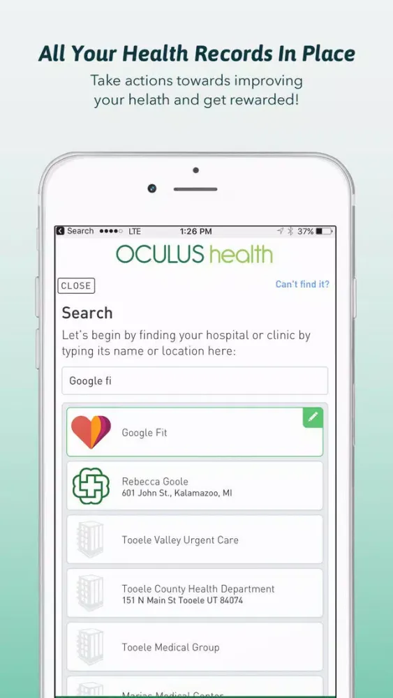Oculus Health स्क्रीनशॉट