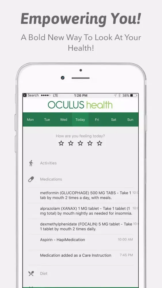 Oculus Health स्क्रीनशॉट
