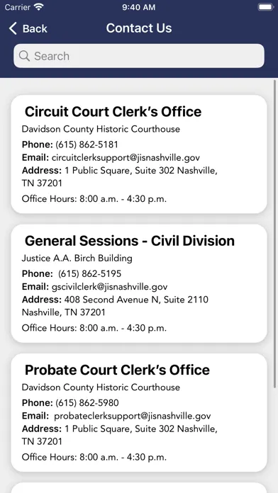 تصاویر Circuit Clerk Davidson Co. TN