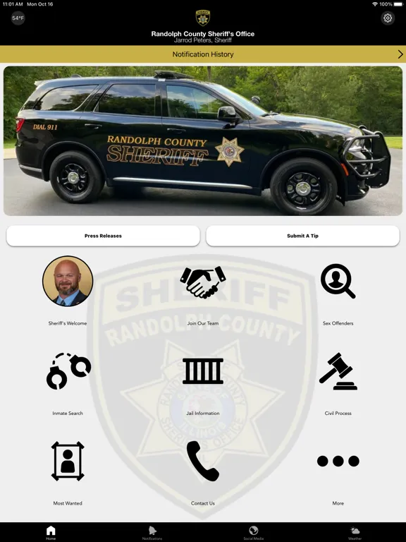 Randolph County Sheriff IL iPad  স্ক্রিনশট