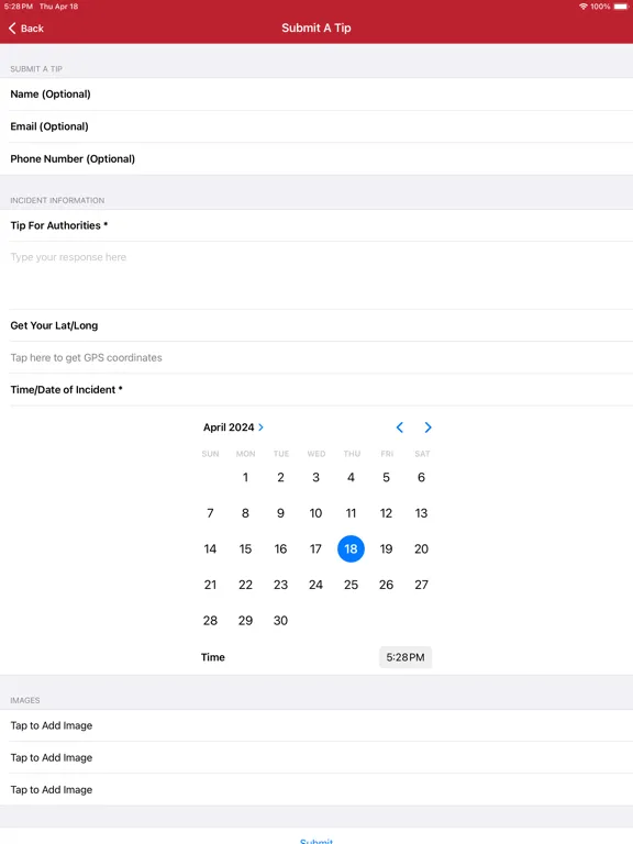 Nicholls State University PD iPad  Ekran Görüntüleri