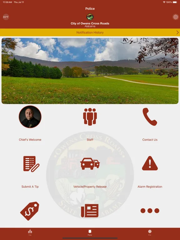 Screenshot di Owens Cross Roads Alabama iPad 