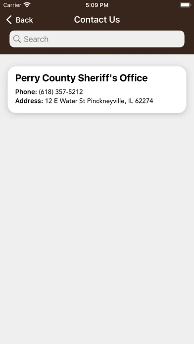 Perry County Sheriff Illinois 스크린샷