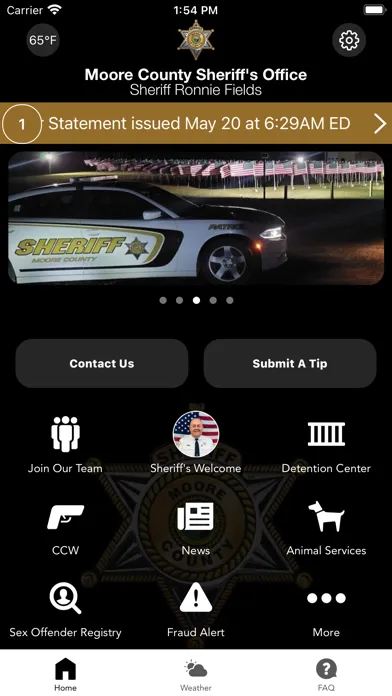 Moore County Sheriff NC 스크린샷