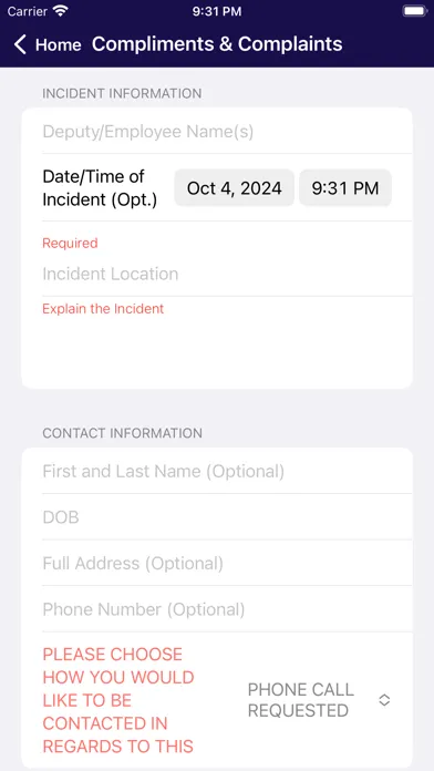 Moses Lake Police Dept WA Screenshots