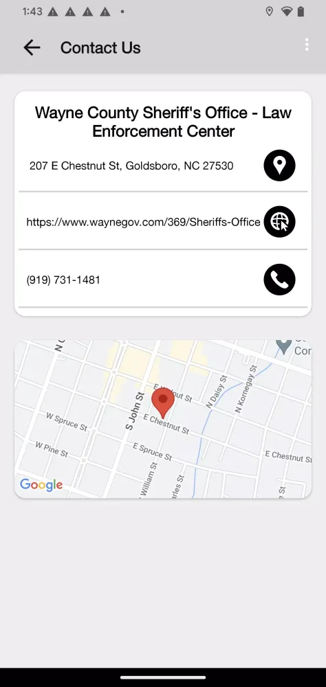 Wayne County Sheriff NC应用截图