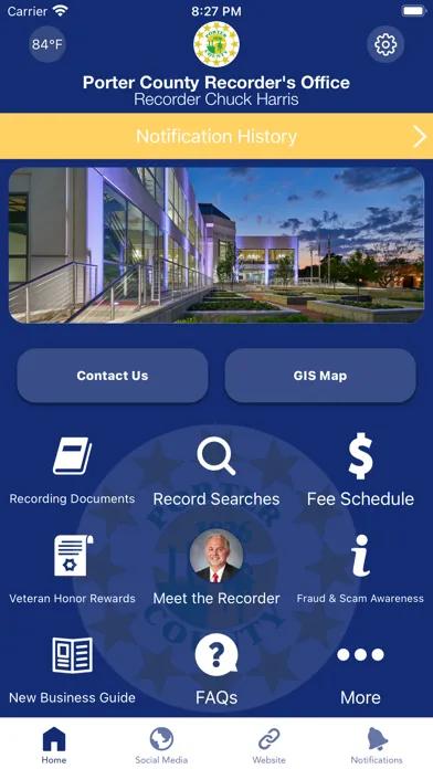 Porter County Recorder IN Ekran Görüntüleri