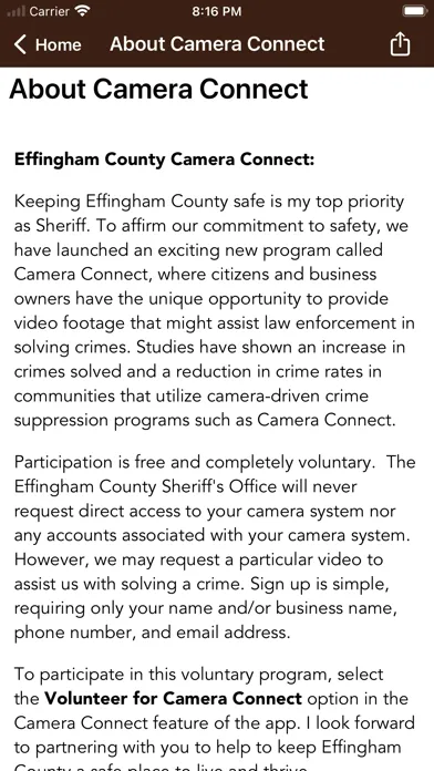Effingham County Sheriff GA Screenshots